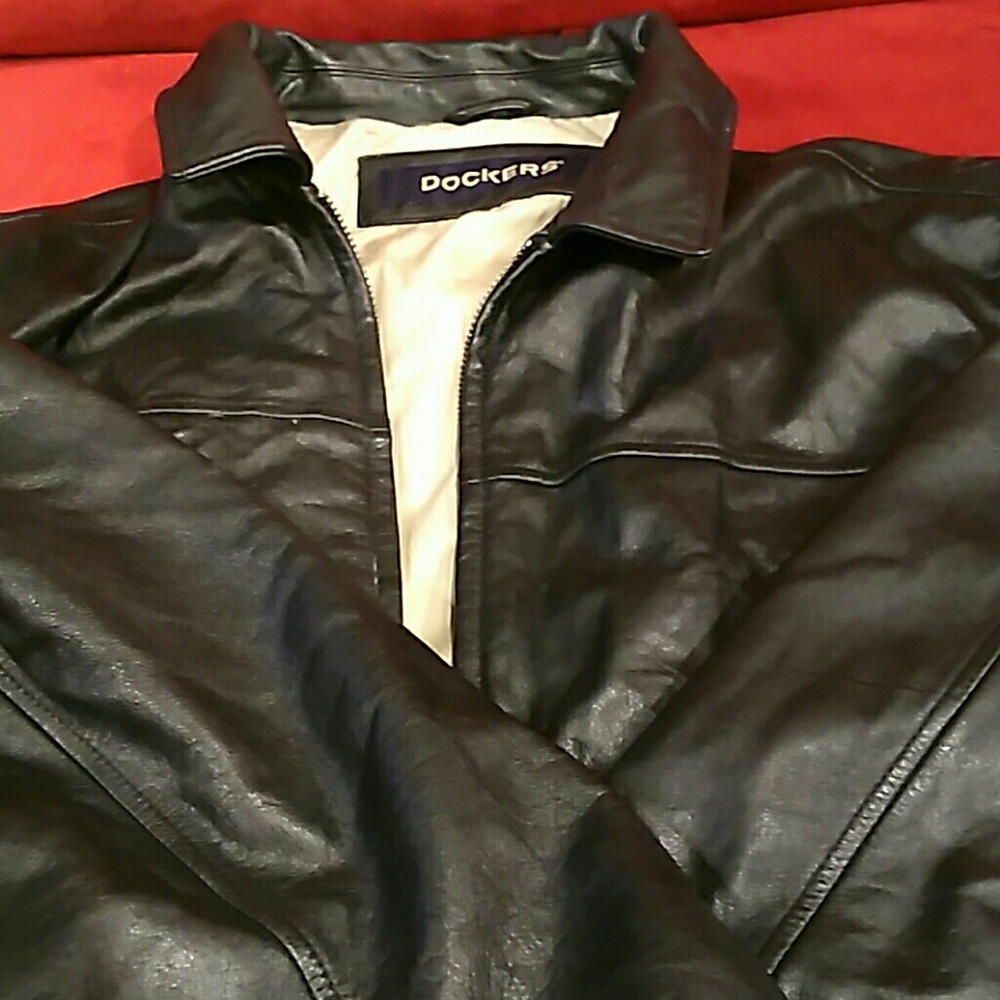 Men's Dockers Leather Jacket